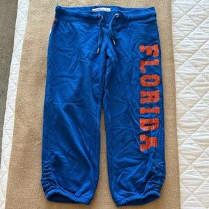 Florida Gators NCAA E5 College Classics Ladies Knee Jogging Pants Blue/Orange
